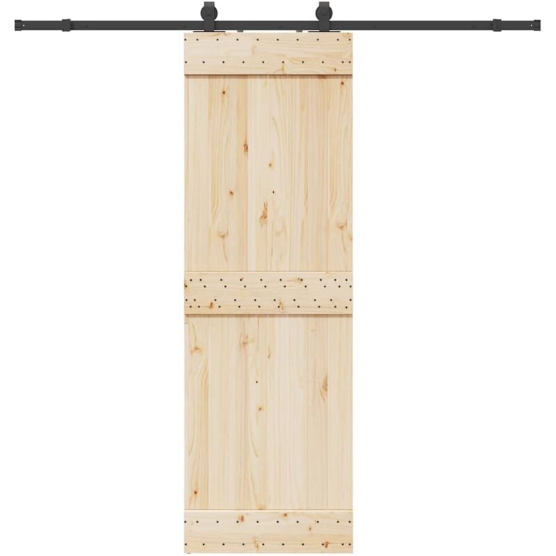 foto del prodotto vidaxl kit di binari per porte scorrevoli 213 cm acciaio nero