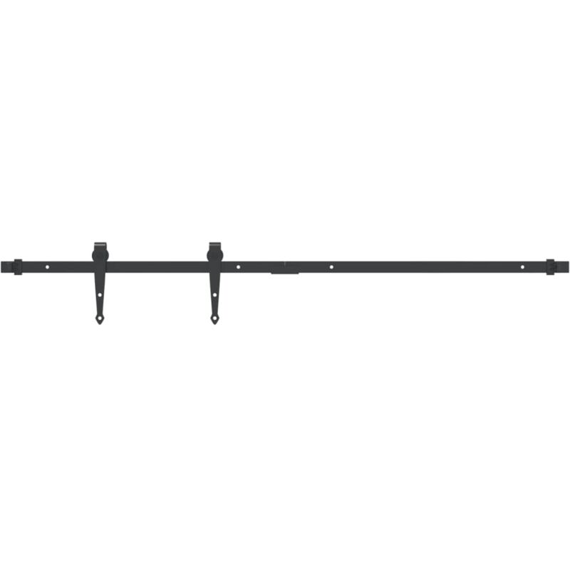 foto del prodotto vidaxl kit mini anta scorrevole armadio in acciaio al carbonio 122 cm