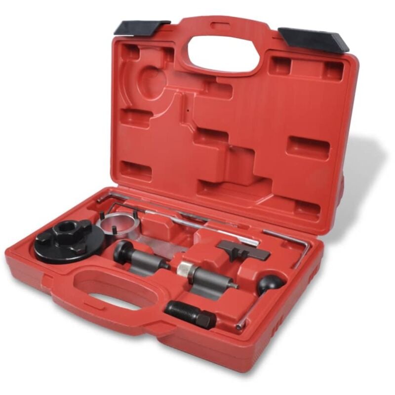 foto del prodotto vidaxl kit temporizzazione motore 10 pz per vag 1.6 e 2.0 tdi con custodia 33 x 31 x 23.5 cm