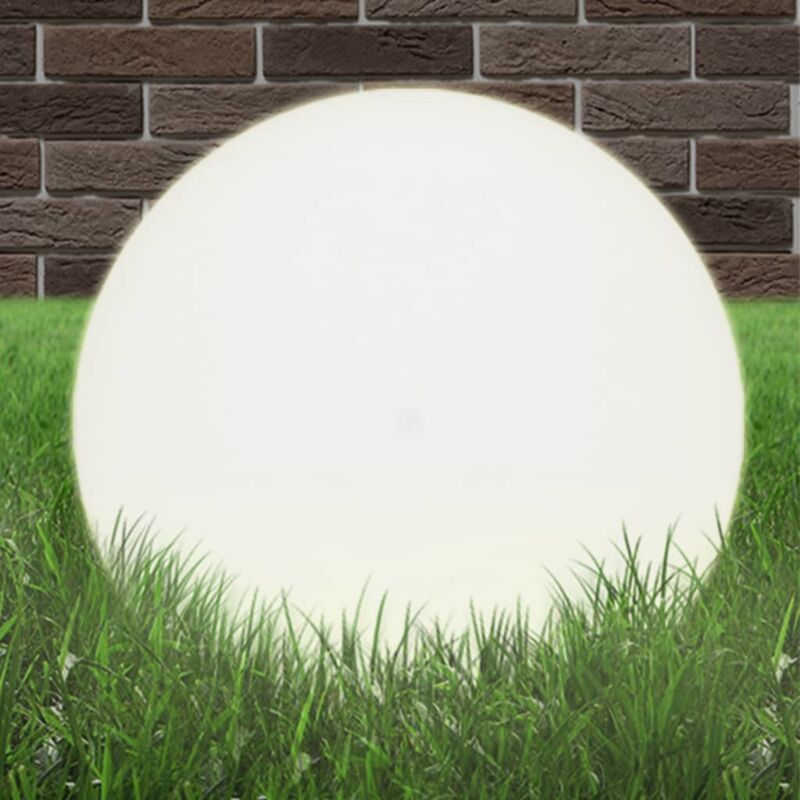 foto del prodotto vidaxl lampada a led sferica da giardino 50 cm in pmma bianco vari modelli modelli 1 pz