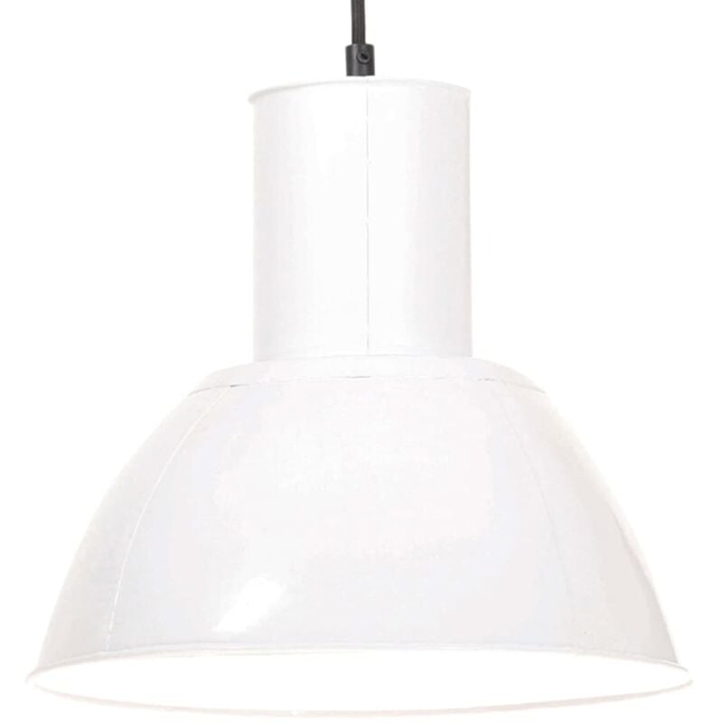 foto del prodotto vidaxl lampada a sospensione 25 w bianca rotonda 28,5 cm e27
