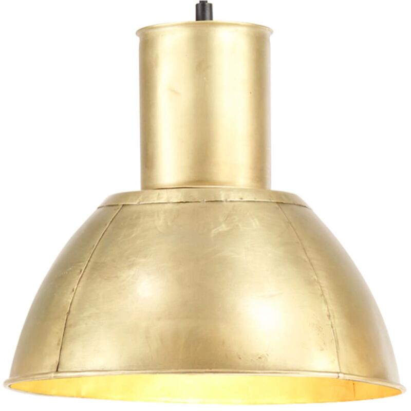 foto del prodotto vidaxl lampada a sospensione 25 w ottone rotonda 28,5 cm e27