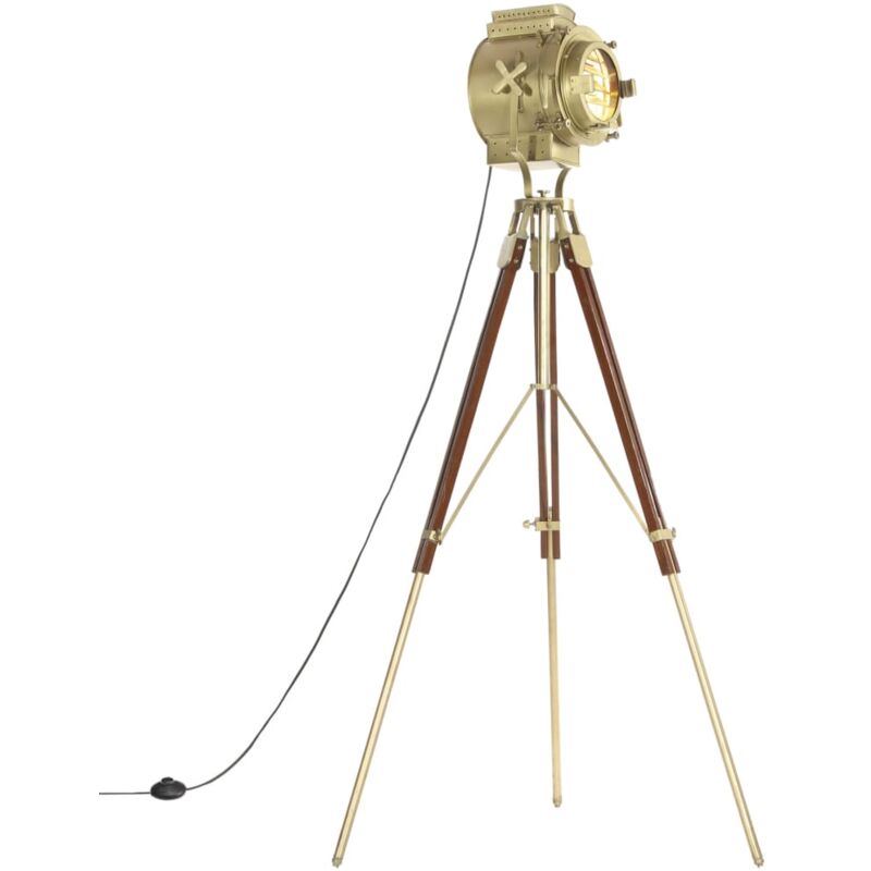 foto del prodotto vidaxl lampada da terra a treppiede legno massello di mango 193 cm