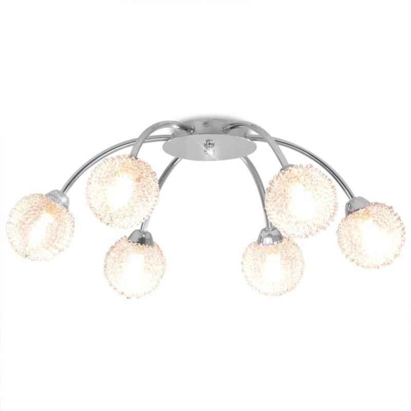 foto del prodotto vidaxl lampadario da soffitto con 6 lampadine led g9 240 w
