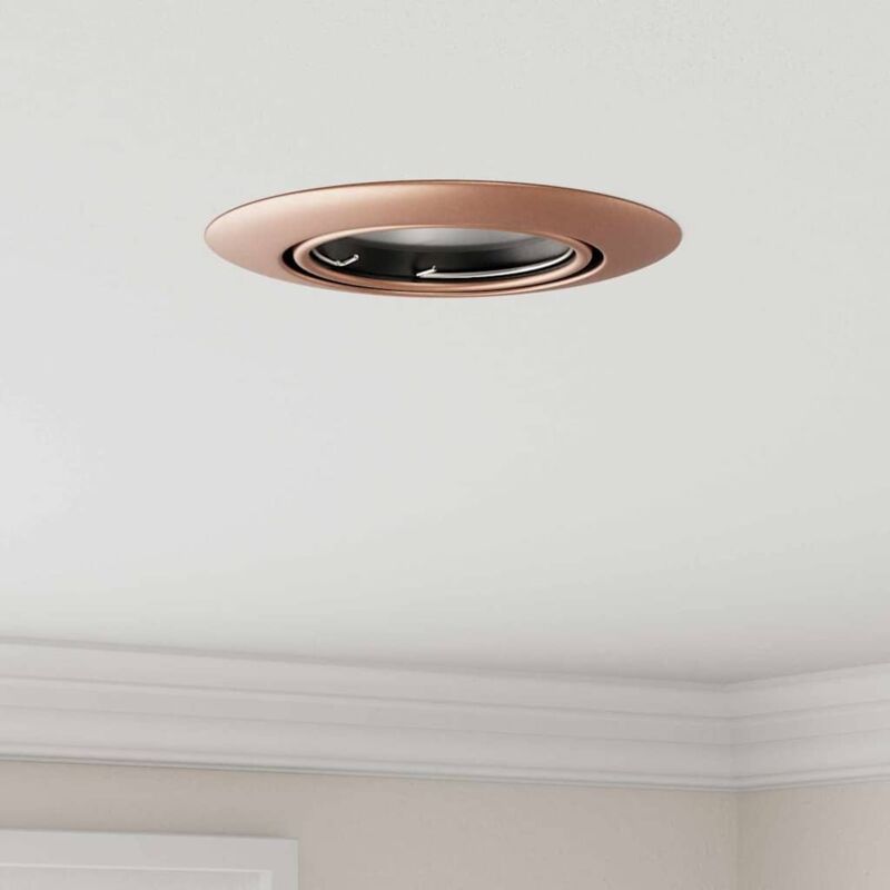 foto del prodotto vidaxl lampade da incasso 24 pezzi rotonde gu10 rame 90 mm acciaio