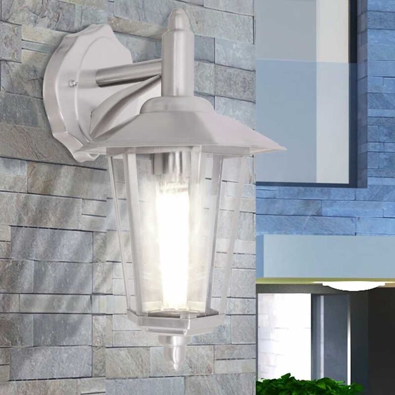 foto del prodotto vidaxl lanterna a parete da incasso per esterno in acciaio inox