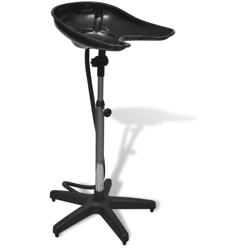 foto del prodotto vidaxl lavabo salone parrucchiere nero