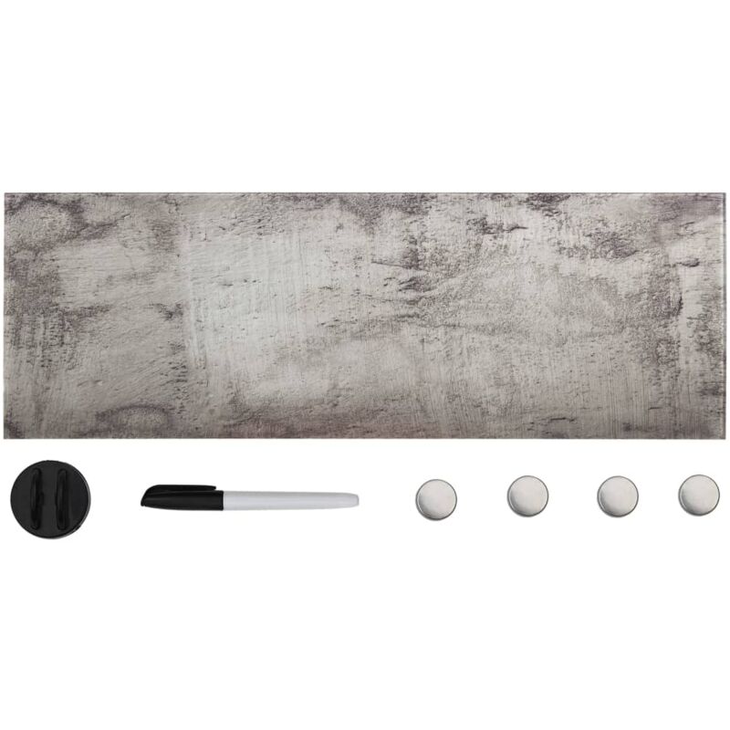 foto del prodotto vidaxl lavagna magnetica a parete in vetro 60x20 cm