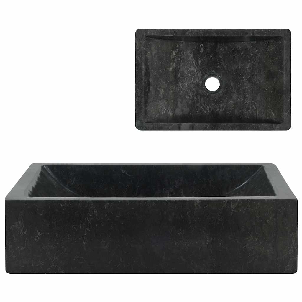foto del prodotto vidaxl lavandino bagno in marmo lavabo elegante moderno vari colori colore nero