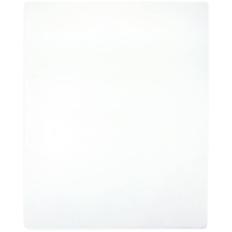 foto del prodotto vidaxl lenzuola con angoli jersey 2pz bianche 100x200 cm cotone