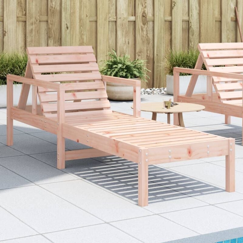 foto del prodotto vidaxl lettino prendisole 199,5x62x55 cm in legno massello di douglas