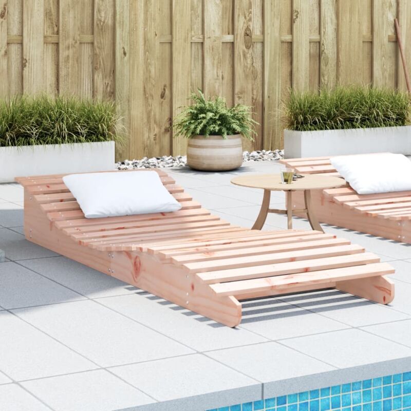 foto del prodotto vidaxl lettino prendisole 205x80x31,5 cm in legno massello di douglas