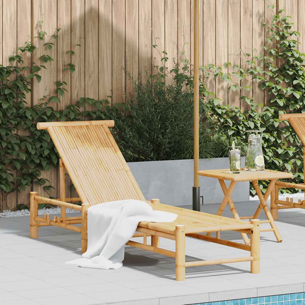 foto del prodotto vidaxl lettino prendisole 55x199x30 cm in bamb 