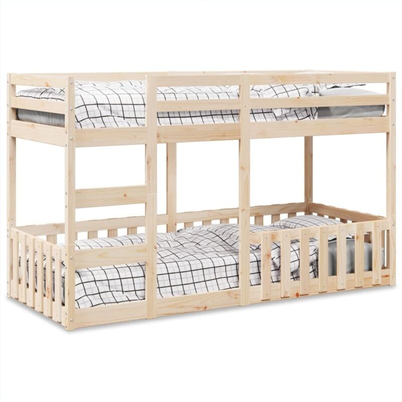 foto del prodotto vidaxl letto a castello 80x200 cm in legno massello di pino