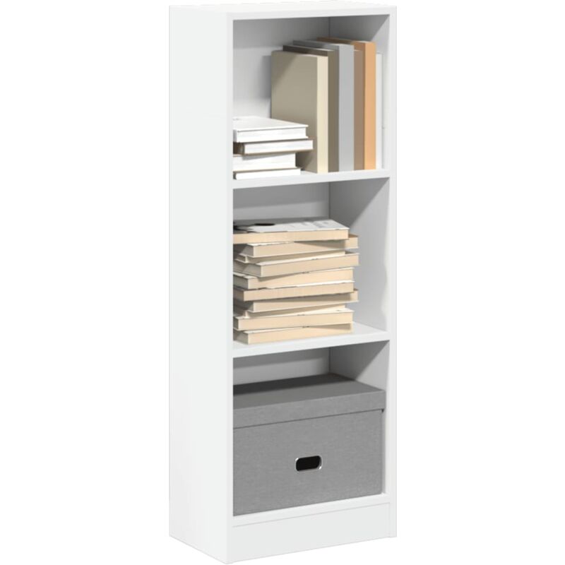 foto del prodotto vidaxl libreria bianca 40x24x109 cm in truciolato