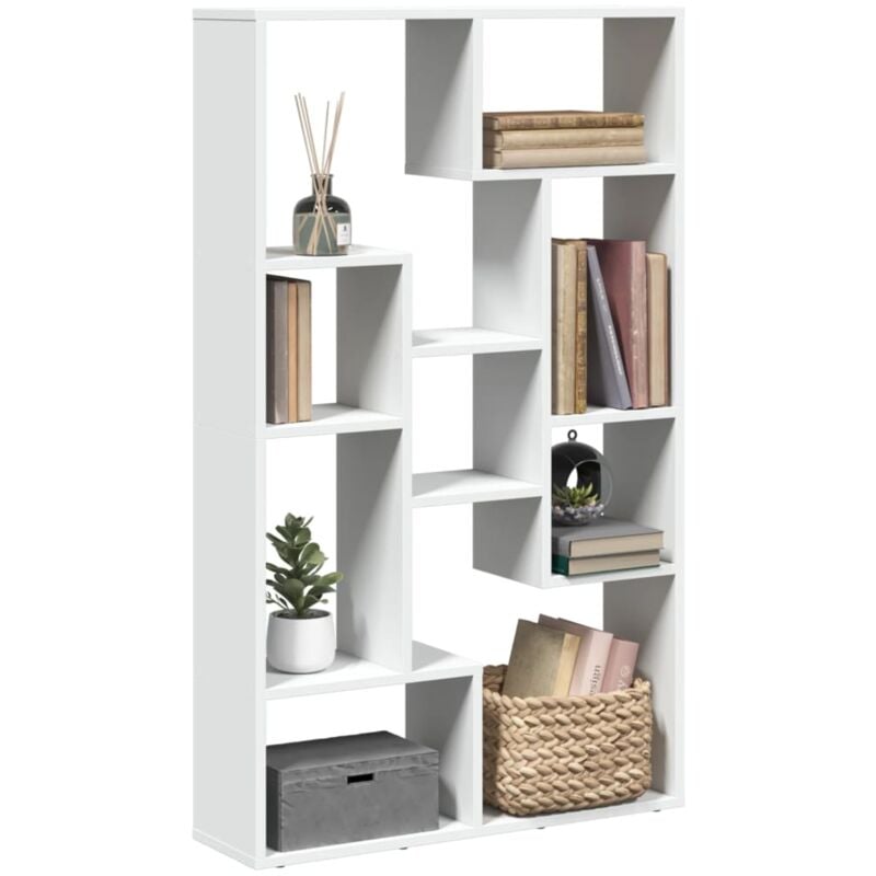 foto del prodotto vidaxl libreria bianca 72x20x120 cm in truciolato
