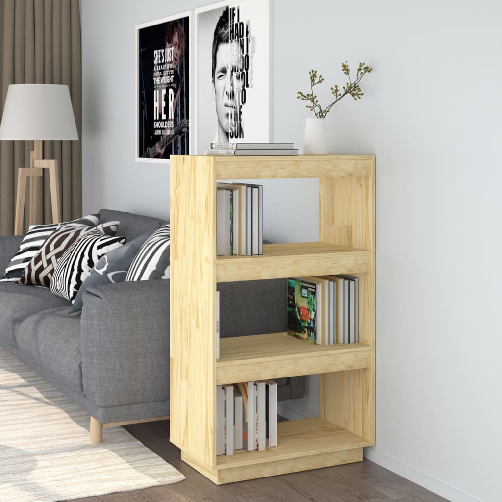 foto del prodotto vidaxl libreria divisorio 60x35x103 cm in legno massello di pino