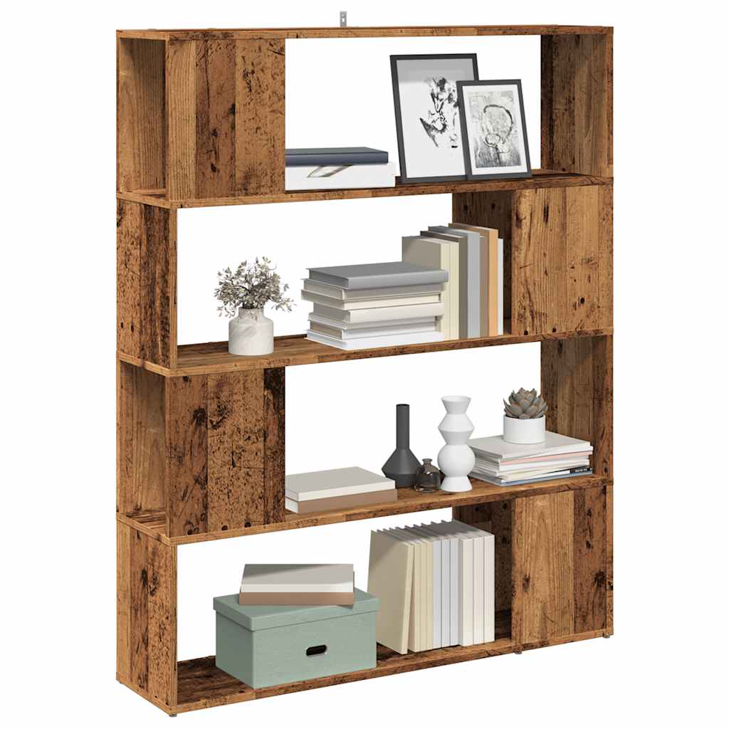 foto del prodotto vidaxl libreria divisorio in legno vecchio 100x24x124,5 cm
