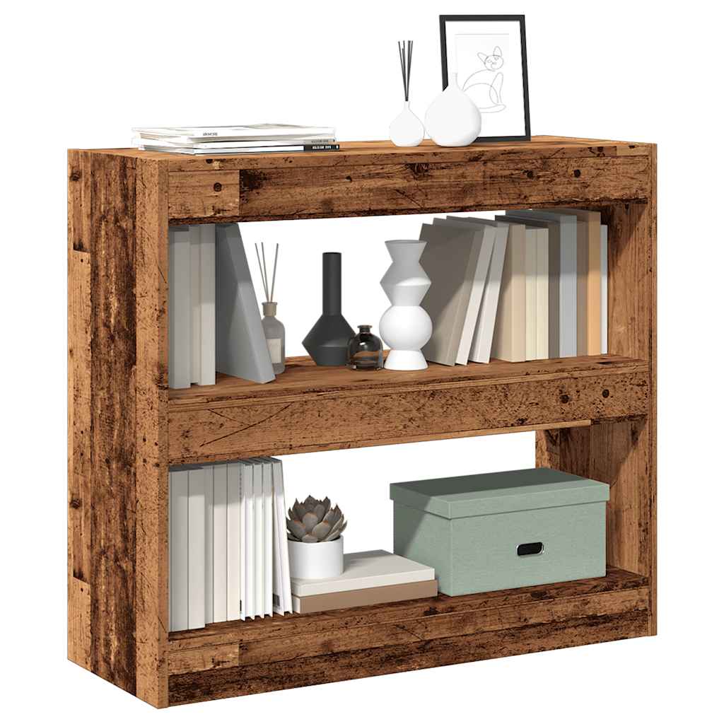 foto del prodotto vidaxl libreria divisorio in legno vecchio 80x30x72 cm