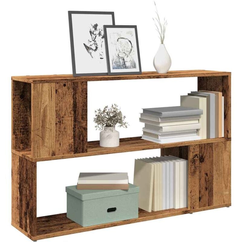 foto del prodotto vidaxl libreria legno antico 100x24x63 cm in truciolato