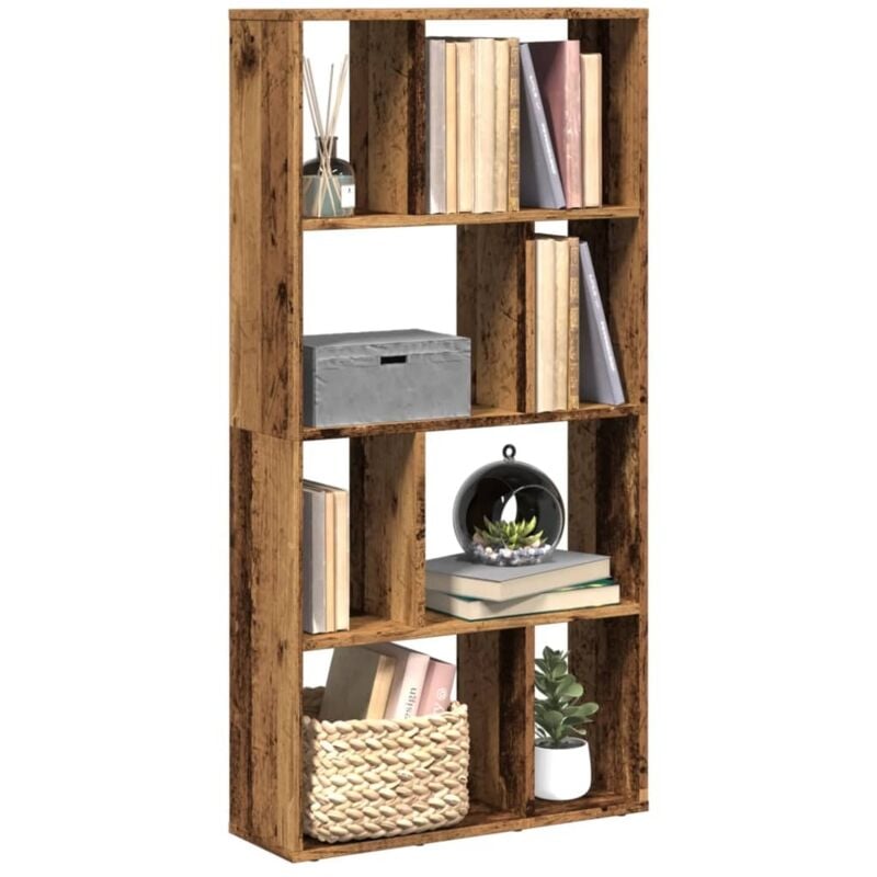 foto del prodotto vidaxl libreria legno antico 60x20x120 cm in truciolato