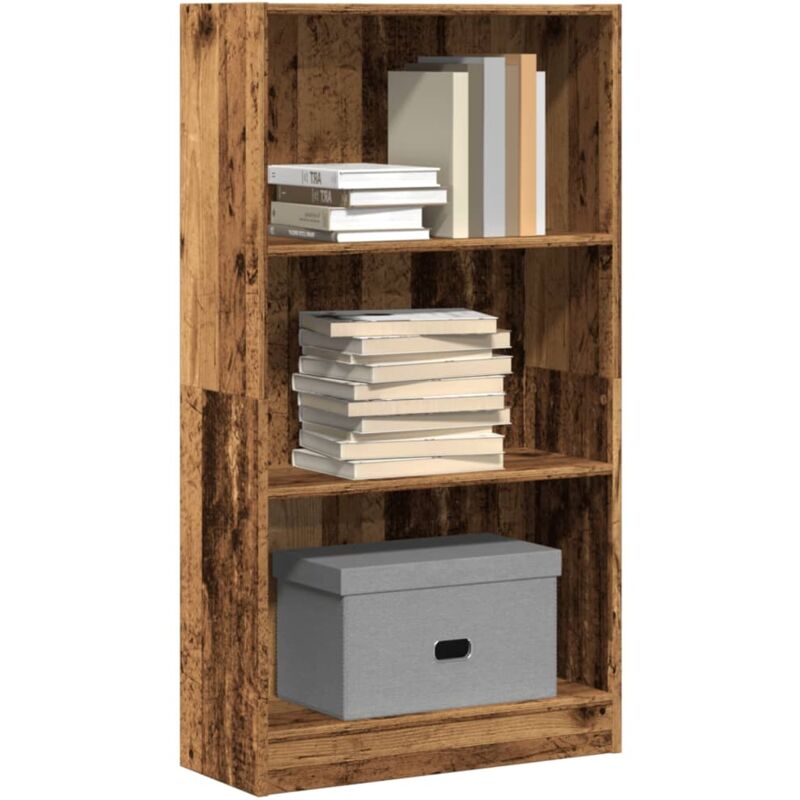 foto del prodotto vidaxl libreria legno antico 60x24x109 cm in truciolato