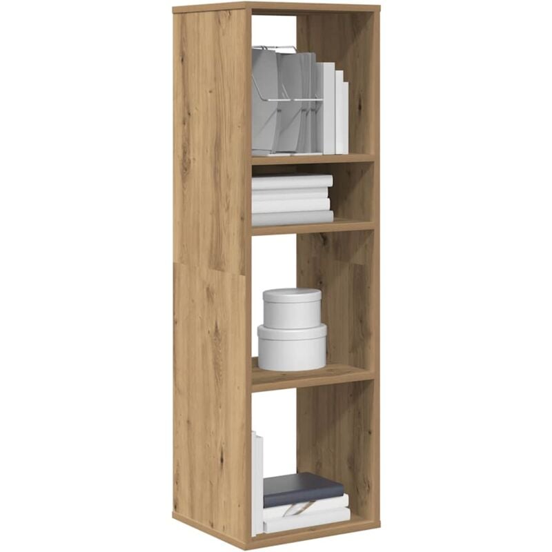 foto del prodotto vidaxl libreria rovere artigianale 34x31x112 cm in legno multistrato