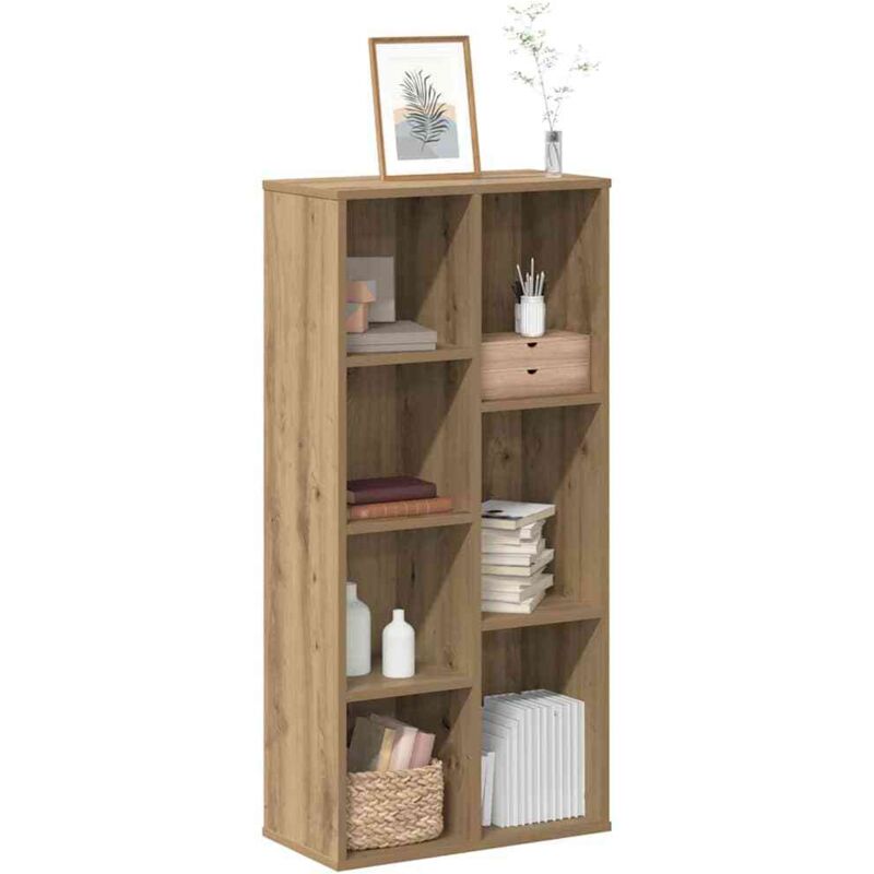 foto del prodotto vidaxl libreria rovere artigianale 50x25x105 cm in legno multistrato