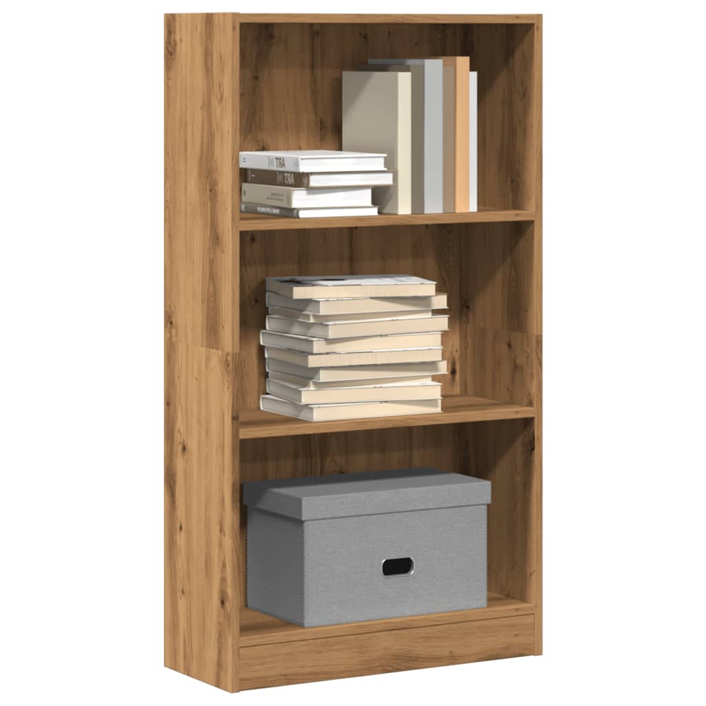 foto del prodotto vidaxl libreria rovere artigianale 60x24x109 cm in truciolato