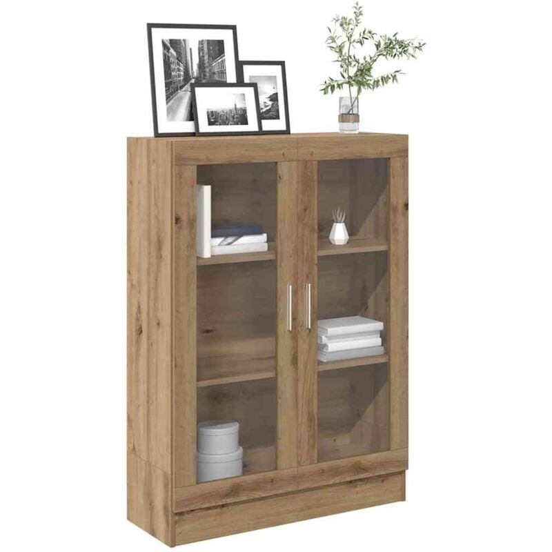 foto del prodotto vidaxl libreria rovere artigianale 82,5x30,5x115 cm in truciolato