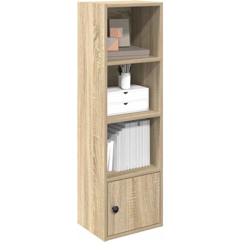 foto del prodotto vidaxl libreria rovere sonoma 31x24x102 cm in legno multistrato