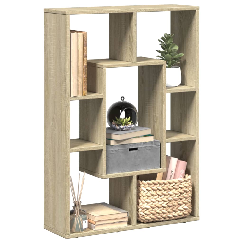 foto del prodotto vidaxl libreria rovere sonoma 63x20x90 cm in truciolato