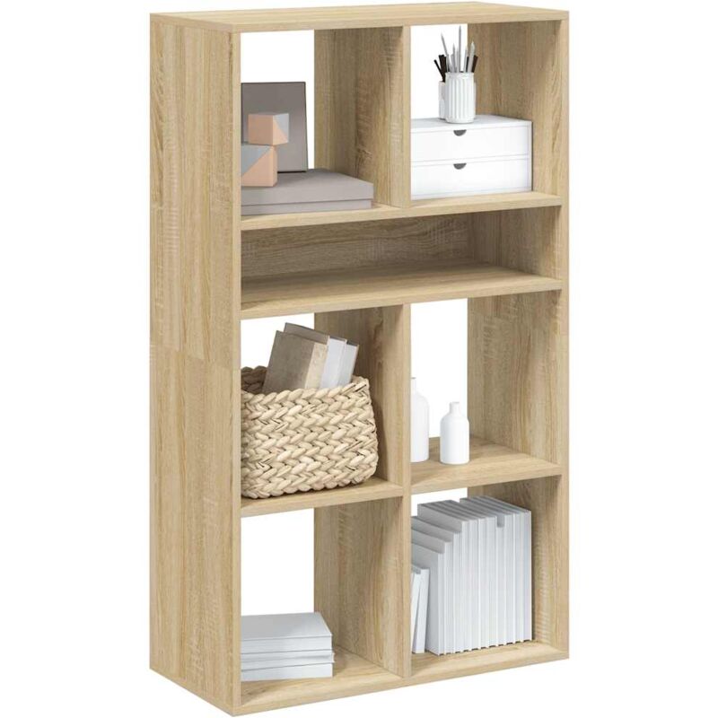 foto del prodotto vidaxl libreria rovere sonoma 66x31x112 cm in legno multistrato