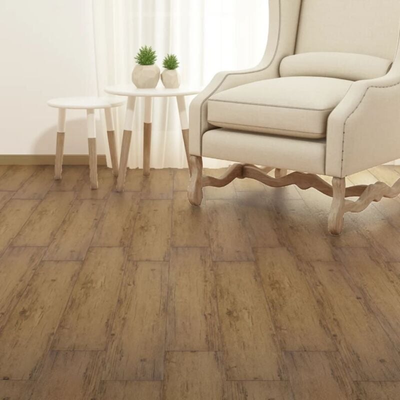 foto del prodotto vidaxl listoni pavimentazione autoadesivi pvc 5,21m 2 mm marrone noce