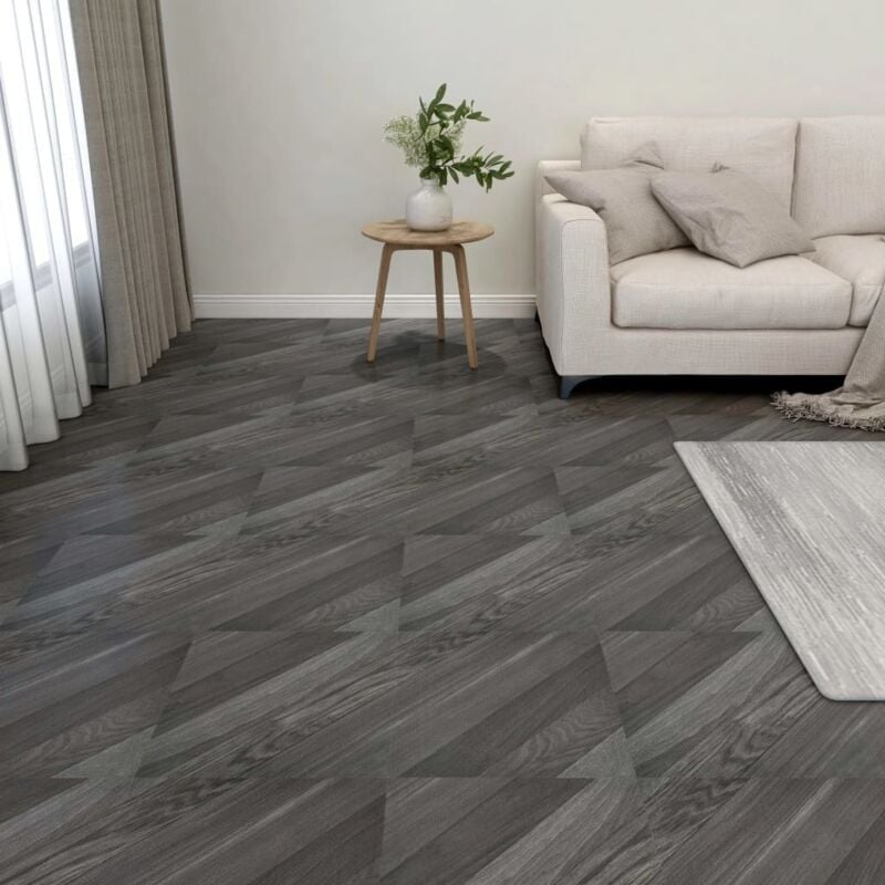 foto del prodotto vidaxl listoni pavimenti autoadesivi 55 pz in pvc 5,11 m grigi rigati