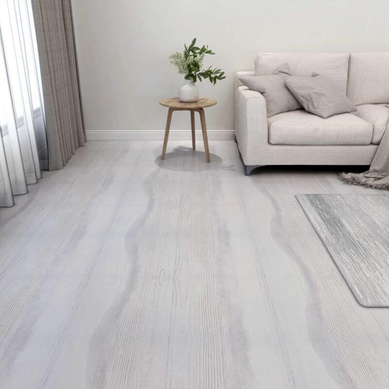 foto del prodotto vidaxl listoni pavimenti autoadesivi 55 pz in pvc 5,11m grigio chiaro