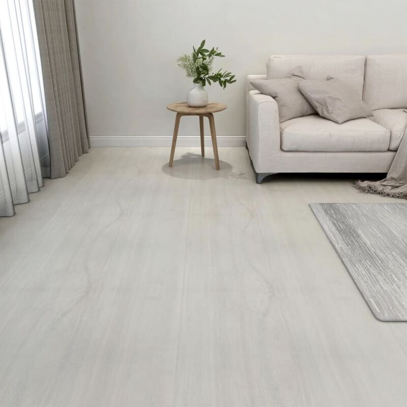 foto del prodotto vidaxl listoni per pavimenti autoadesivi 20 pz in pvc 1,86 m crema