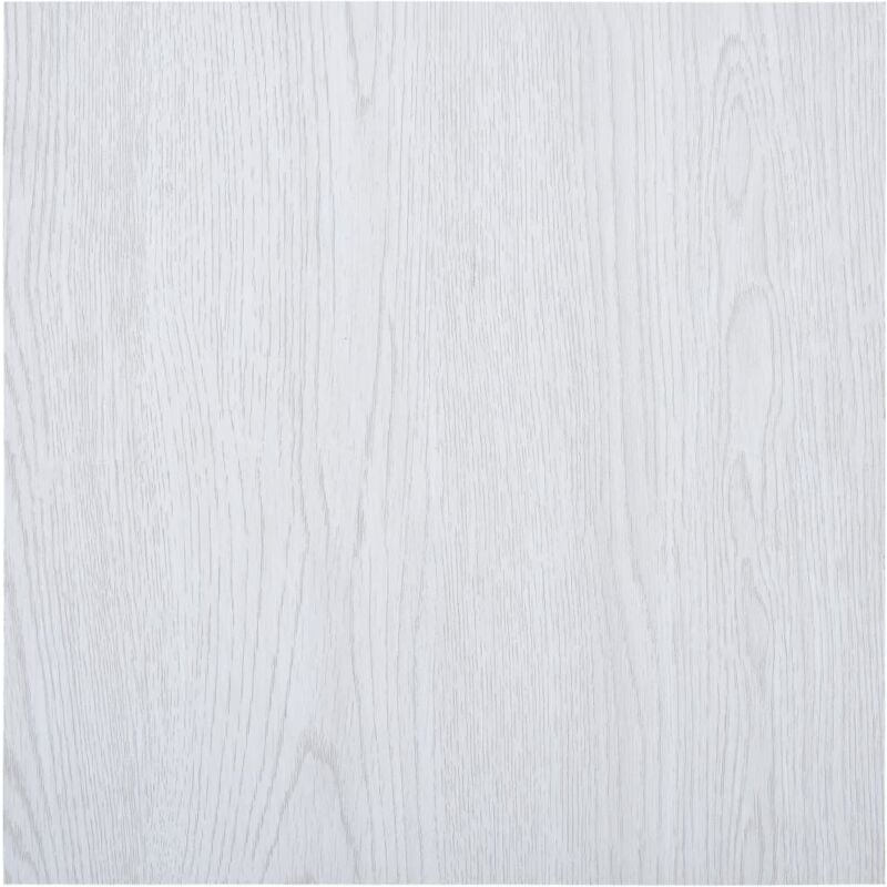 foto del prodotto vidaxl listoni per pavimenti autoadesivi in pvc 5.11 m antiscivolo vari colori colore bianco