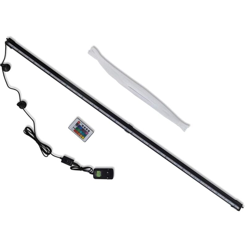 foto del prodotto vidaxl luce a led per acquario con bolle rgb 107 cm