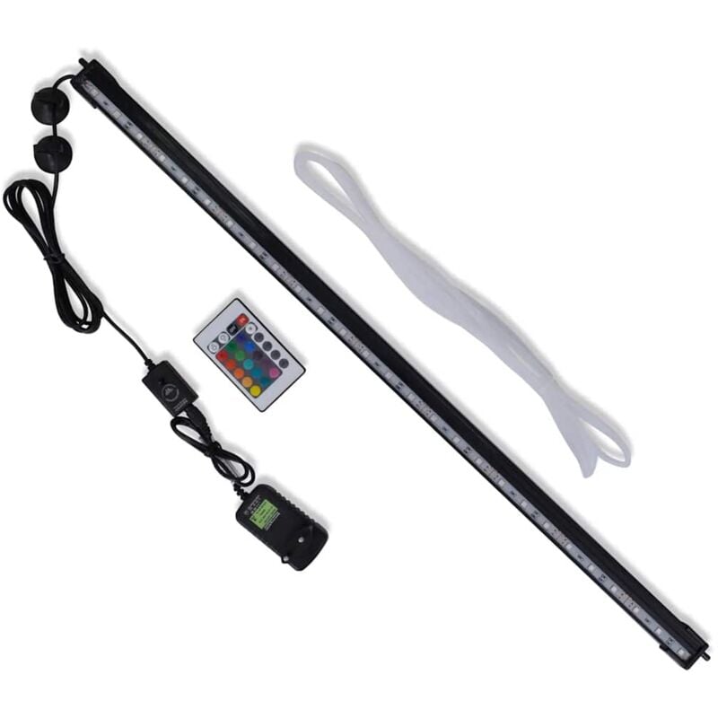 foto del prodotto vidaxl luce a led per acquario con bolle rgb 71 cm