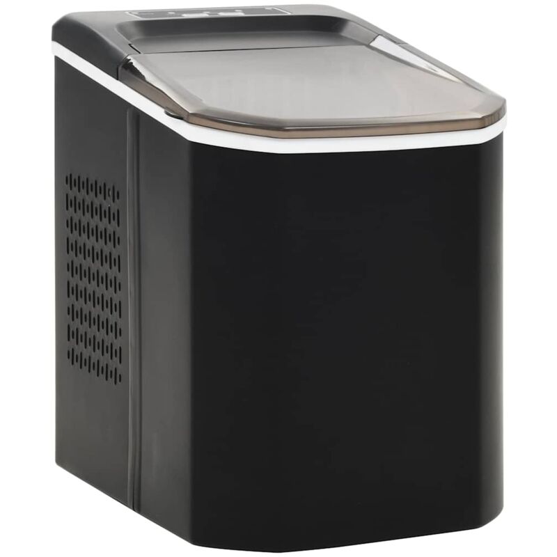 foto del prodotto vidaxl macchina per il ghiaccio nera 1,4 l 15 kg 24 h 260125
