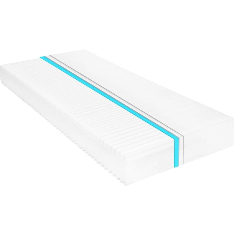 foto del prodotto vidaxl - materasso 120x200 cm 7 zone schiuma di poliuretano 16 cm h2 h3