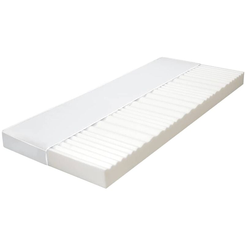 foto del prodotto vidaxl materasso 160x200 cm 7 zone schiuma di poliuretano 10 cm h2 h3