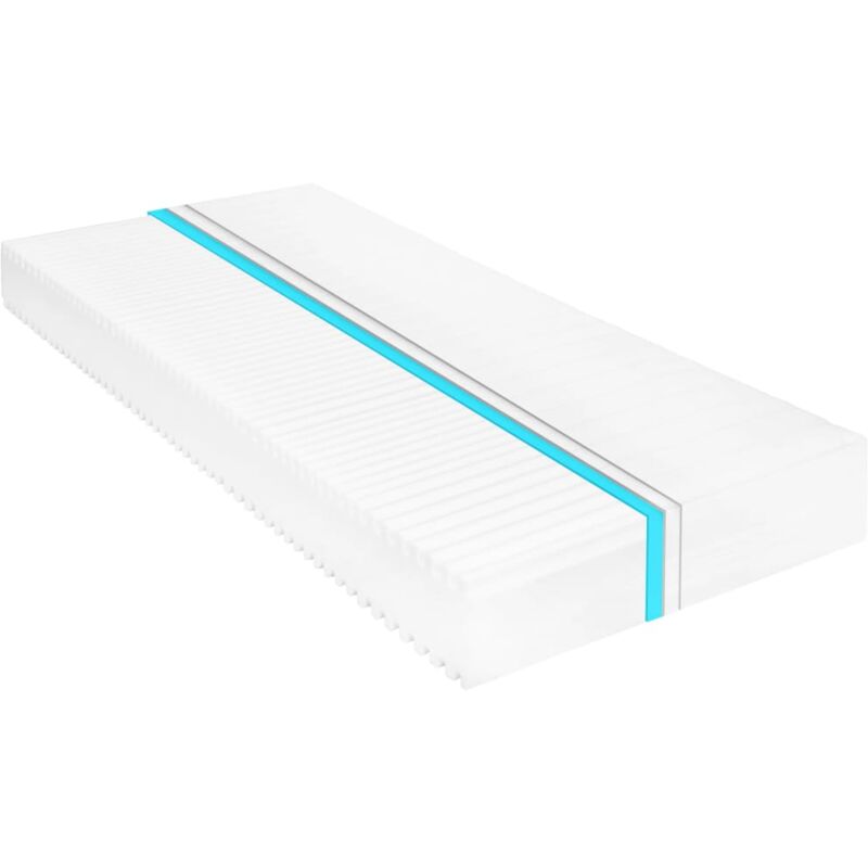 foto del prodotto vidaxl materasso 7 zone schiuma di poliuretano 16 cm h2 h3 vari dimensioni dimensioni 90x200 cm