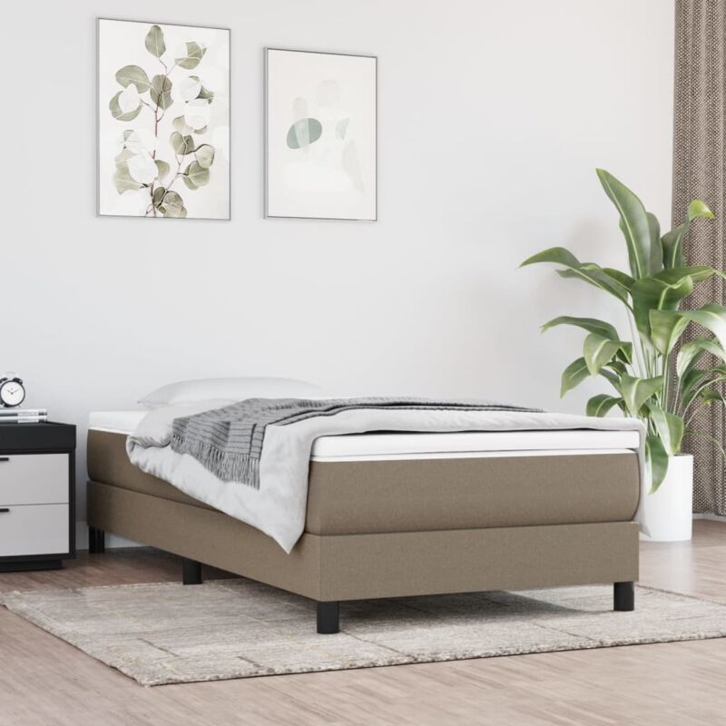 foto del prodotto vidaxl materasso a molle insacchettate grigio tortora 80x200x20 cm