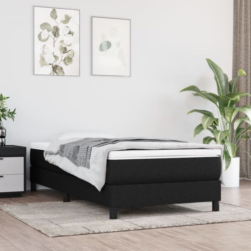 foto del prodotto vidaxl materasso a molle insacchettate nero 80x200x20 cm in tessuto