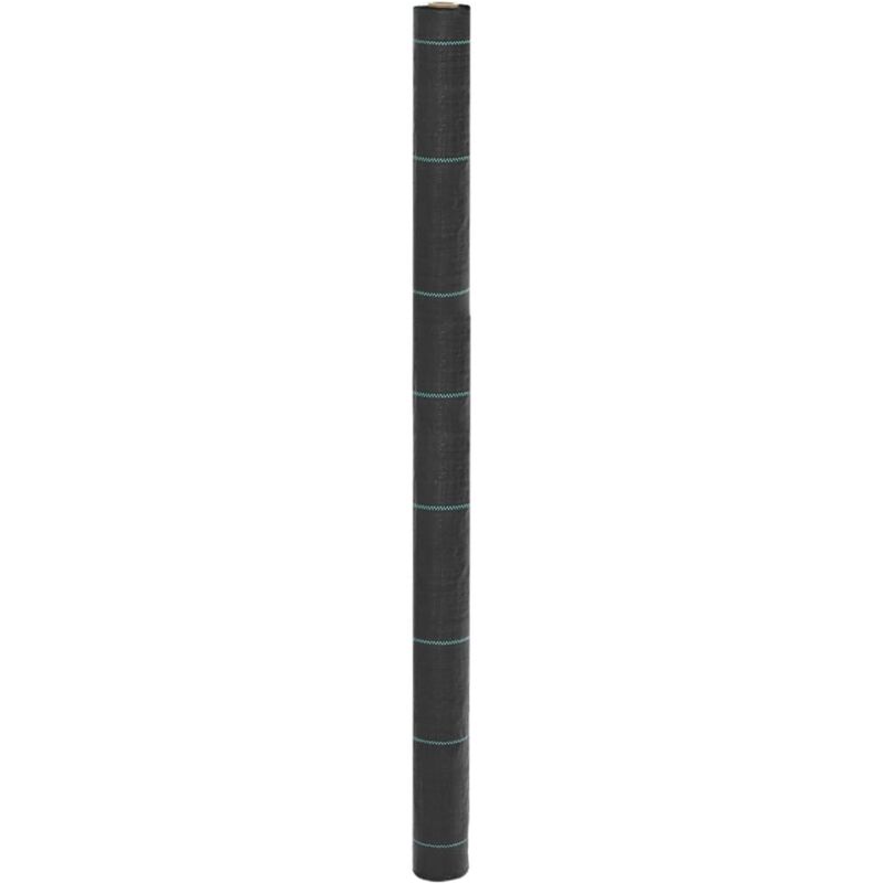 foto del prodotto vidaxl membrana antierbacce nera 1,5x100 m in pp