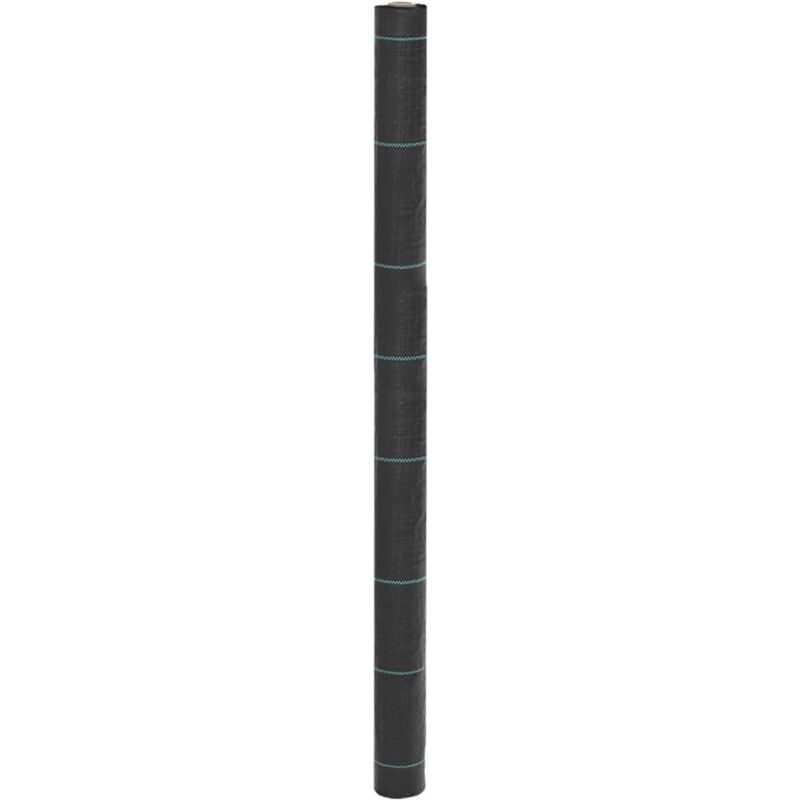 foto del prodotto vidaxl membrana antierbacce nera 1,5x25 m in pp