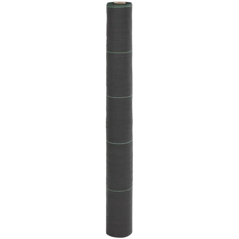 foto del prodotto vidaxl membrana antierbacce nera 1x50 m in pp