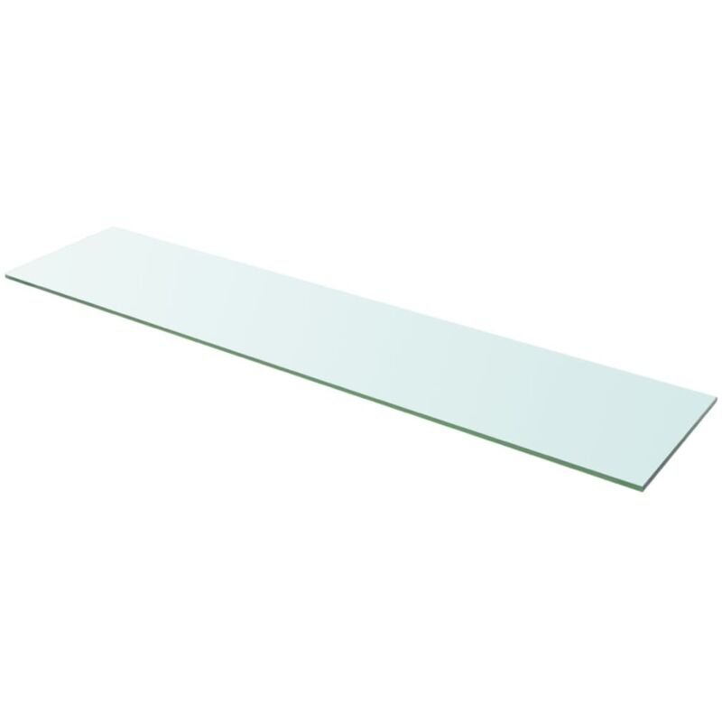 foto del prodotto vidaxl mensola in vetro trasparente 110x25 cm